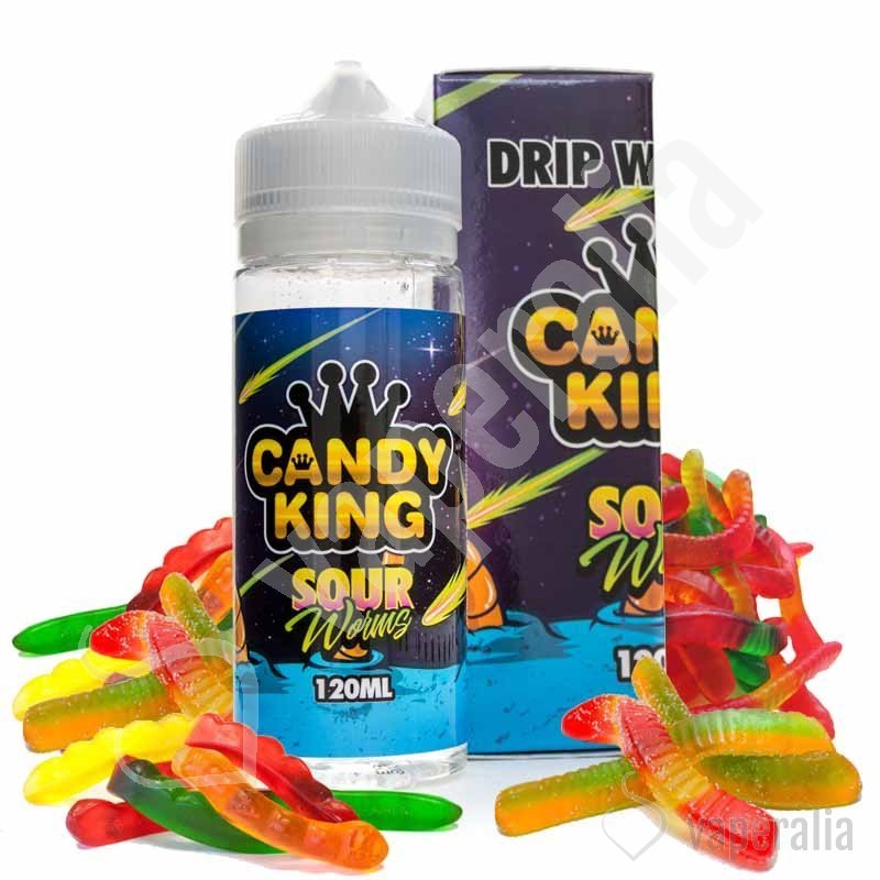 Sour Worms 100ml Candy King Vaperalia