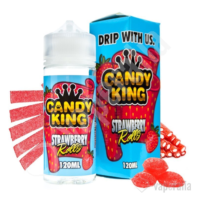 Strawberry Rolls 100ml Candy King Vaperalia
