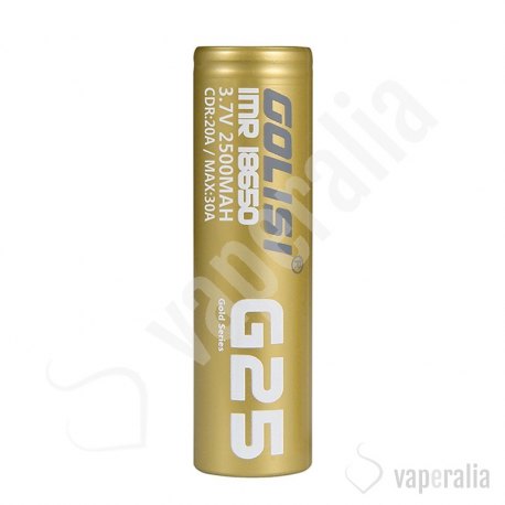 Pila Golisi G25 IMR 18650 2500 mAh 20A