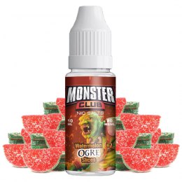 Watermelon Ogre Slices 10ml - Monster Club Nic Salts