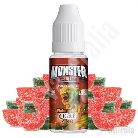 Watermelon Ogre Slices 10ml - Monster Club Nic Salts