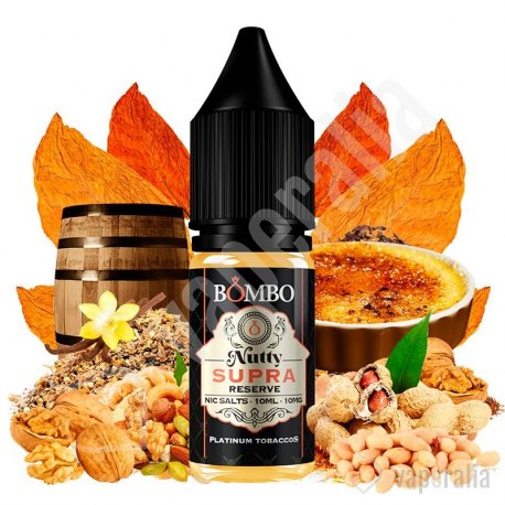 Nutty Supra 10ml - Platinum Tobacco by Bombo
