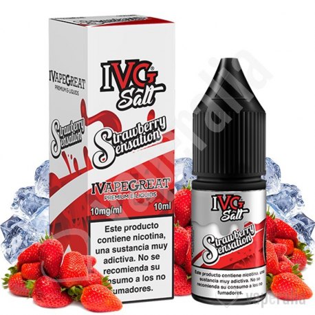 Strawberry Sensation 10ml - IVG Salt