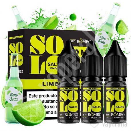 Lime Soda 3x10ml - Solo Salts by Bombo