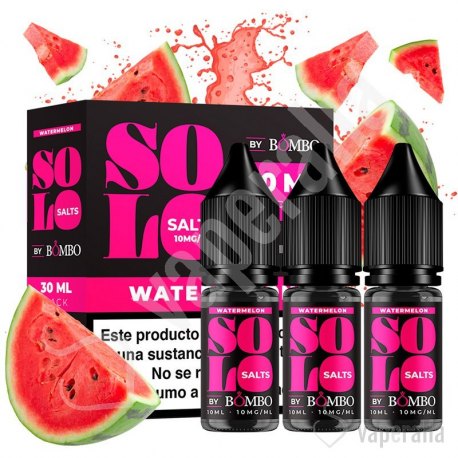 Watermelon 3x10ml - Solo Salts by Bombo