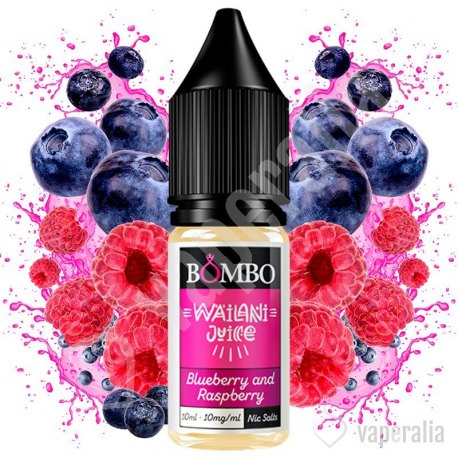 Blueberry and Raspberry 10ml - Wailani Juice Nic Salts by Bombo