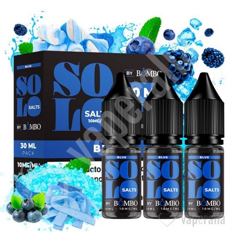 Blue 3x10ml - Solo Salts by Bombo