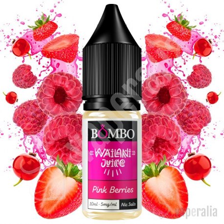 Pink Berries 10ml - Wailani Juice Nic Salts by Bombo