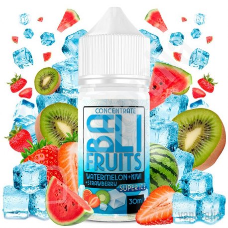 Aroma Watermelon + Kiwi + Strawberry Super Ice 30ml - Bali Fruits by Kings Crest