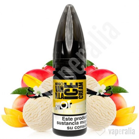 Mango Vanilla Ice Cream 10ml - Riot Squad Bar EDTN Salt