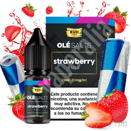 Strawberry Bull 10ml - Olé Salts by Bud Vape