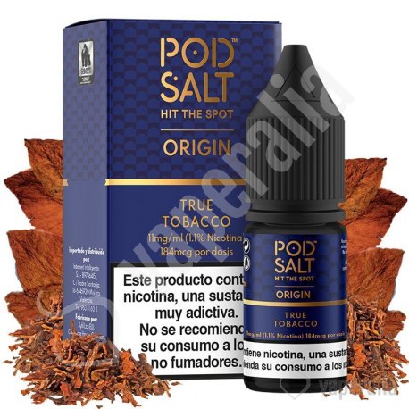 True Tobacco 10ml - Pod Salt Origin