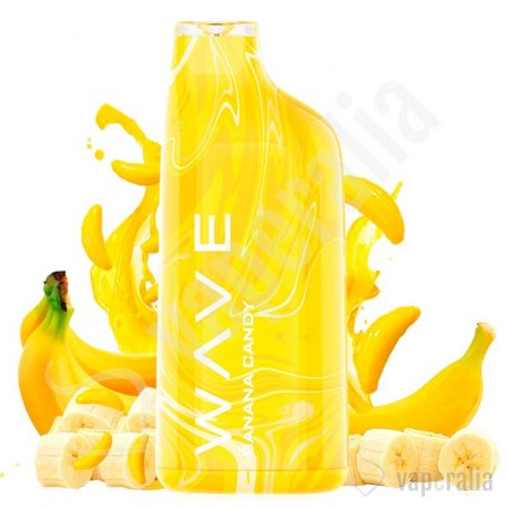 Pod desechable Banana Candy 800puffs - Bud Vape Wave 800