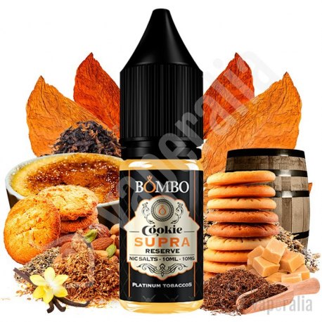 Cookie Supra Reserve 10ml - Platinum Tobaccos Nic Salts by Bombo