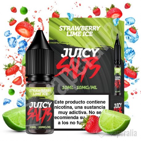 Strawberry Lime Ice 10ml - Juicy Salts