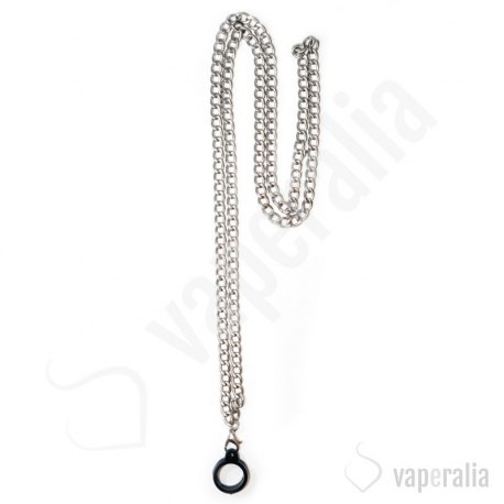 Colgante de cadena con anillo de silicona