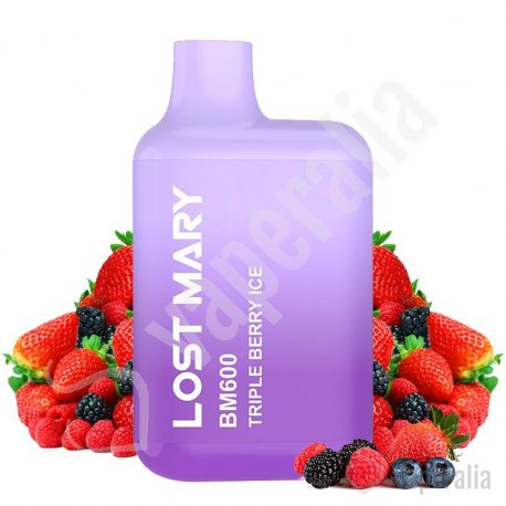 Pod desechable Triple Berry Ice 600puffs - Lost Mary BM600