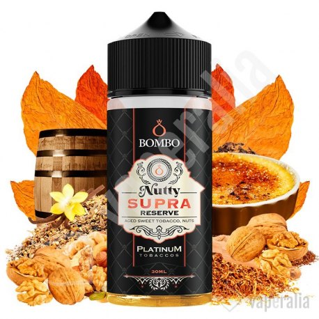 Aroma Nutty Supra Reserve 30ml (Longfill) - Platinum Tobaccos by Bombo