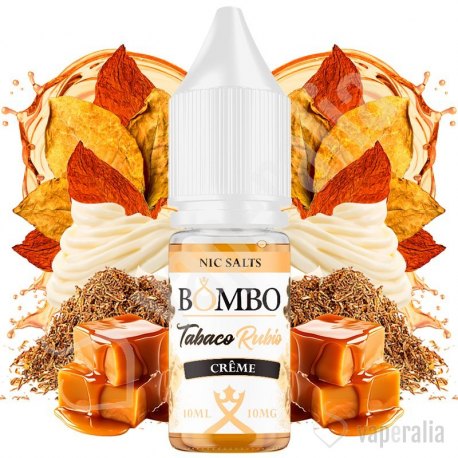 Tabaco Rubio Creme 10ml - Platinum Tobaccos Nic Salts by Bombo