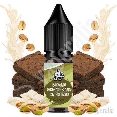 Brownie chocolate blanco con pistacho 10ml - La Yaya Salt