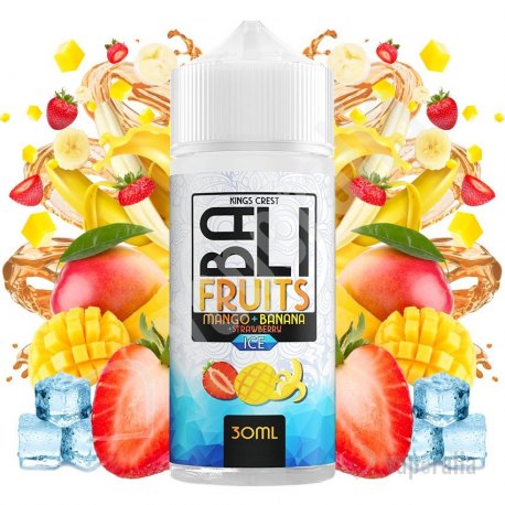 Aroma Mango + Banana + Strawberry Ice 30ml (Longfill) - Bali Fruits by Kings Crest