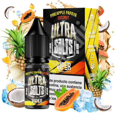 Pineapple Papaya Coconut 10ml - Ultra Salts by Viper