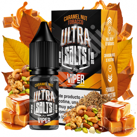 Caramel Nut Tobacco 10ml - Ultra Salts by Viper
