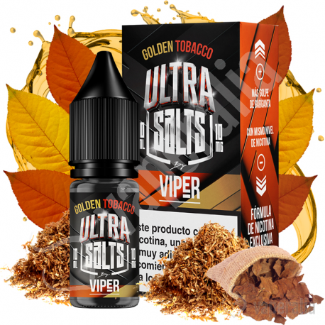 Golden Tobacco 10ml - Ultra Salts by Viper
