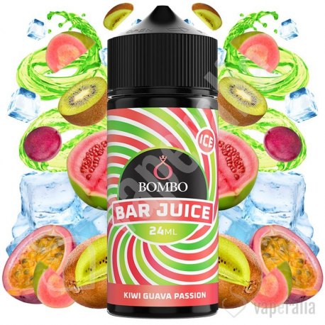 Kiwi Guava Passion Ice 24ml (Longfill) - Bar Juice by Bombo