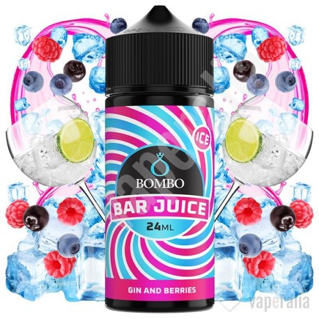 Gin & Berries Ice 24ml (Longfill) - Bar Juice by Bombo