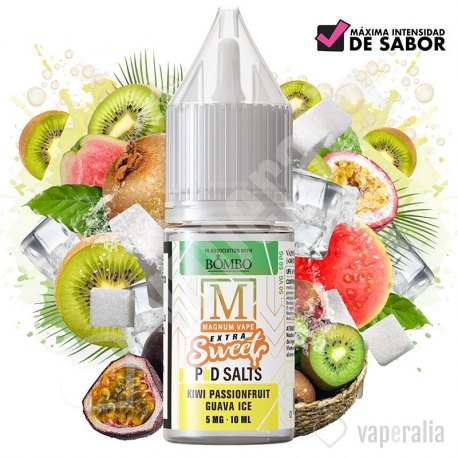 Kiwi Passionfruit Guava Ice 10ml - Magnum Vape Extra Sweet Pod Salts