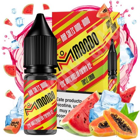 Epic Watermelon Papaya Ice 10ml - Mondo Bar Salts