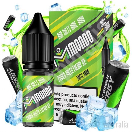 Power Green Energy Ice 10ml - Mondo Bar Salts