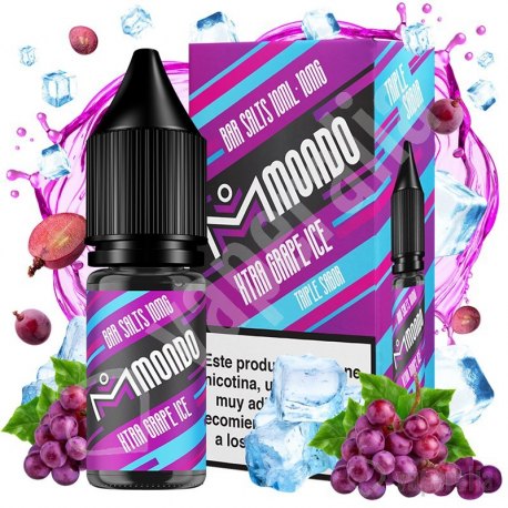 Xtra Grape Ice 10ml - Mondo Bar Salts