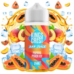 Aroma Papaya Peach Ice 24ml (Longfill) - Kings Crest Bar Juice