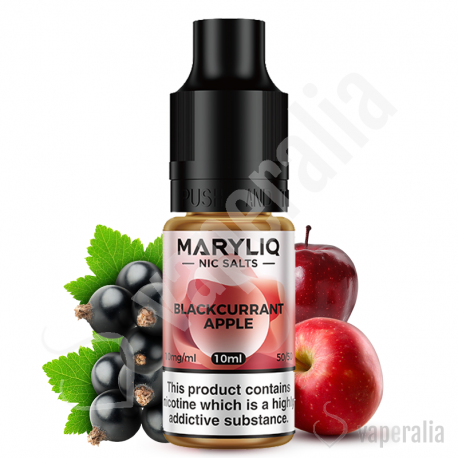 Blackcurrant Apple 10ml - Maryliq Nic Salts by Lost Mary