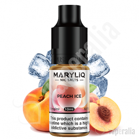 Peach Ice 10ml - Maryliq Nic Salts by Lost Mary