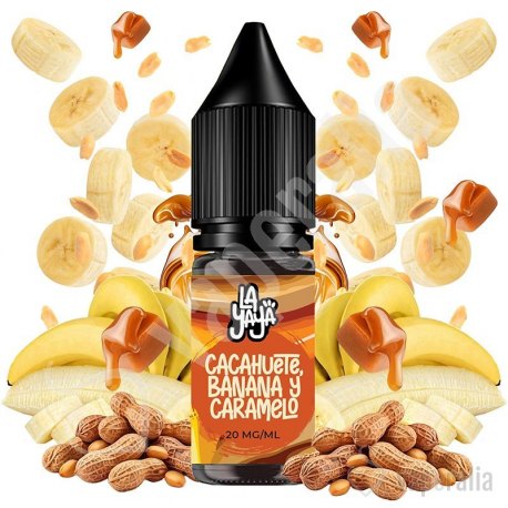 Cacahuete Banana y Caramelo 10ml - La Yaya Salt