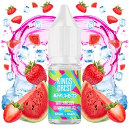 Watermelon Strawberry Ice 10ml - Kings Crest Bar Juice Nic Salts
