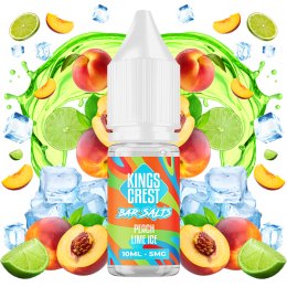 Peach Lime Ice 10ml - Kings Crest Bar Juice Nic Salts