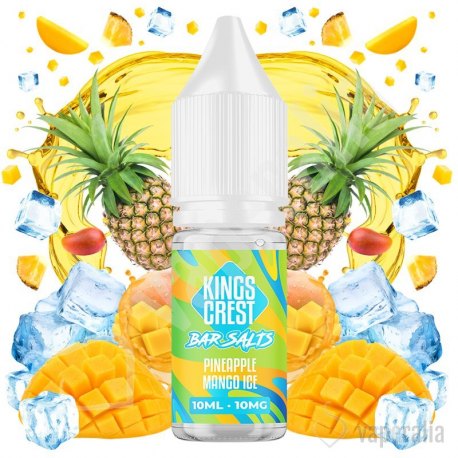 Pineapple Mango Ice 10ml - Kings Crest Bar Juice Nic Salts