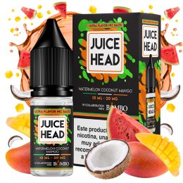 Watermelon Coconut Mango 10ml - Juice Head Nic Salts & Bombo