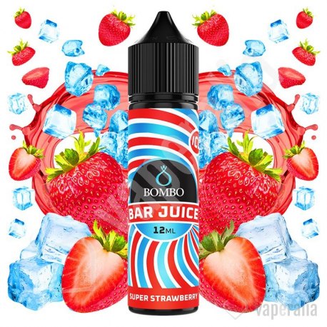 Aroma Super Strawberry Ice 12ml (Longfill) - Bombo Bar Juice