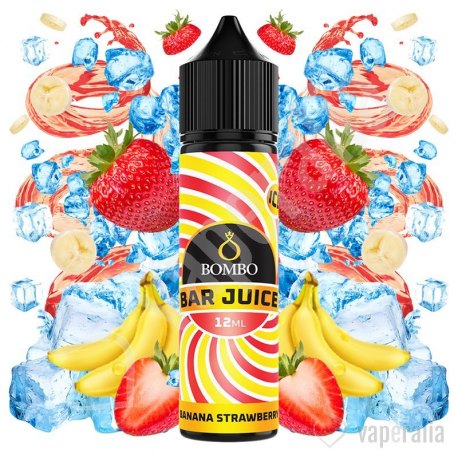 Aroma Banana Strawberry Ice 12ml (Longfill) - Bombo Bar Juice