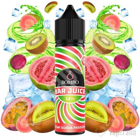 Aroma Kiwi Guava Passion Ice 12ml (Longfill) - Bombo Bar Juice