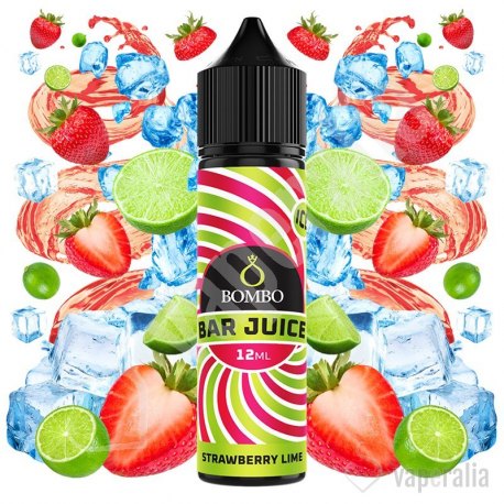 Aroma Strawberry Lime Ice 12ml (Longfill) - Bombo Bar Juice