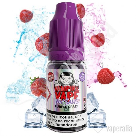 Purple Craze Ice 10ml - Vampire Vape Nic Salts