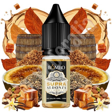 Supra Aldonza 10ml - Platinum Tobaccos Nic Salts by Bombo
