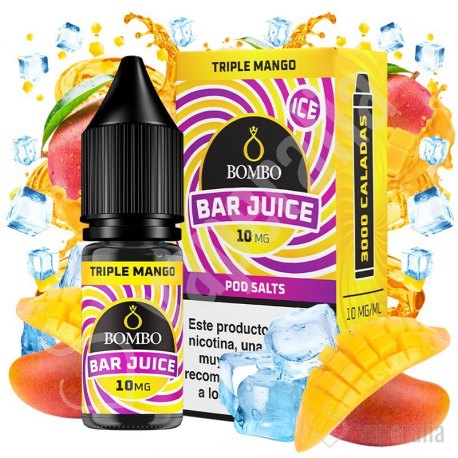 Triple Mango Ice 10ml - Bar Juice by Bombo