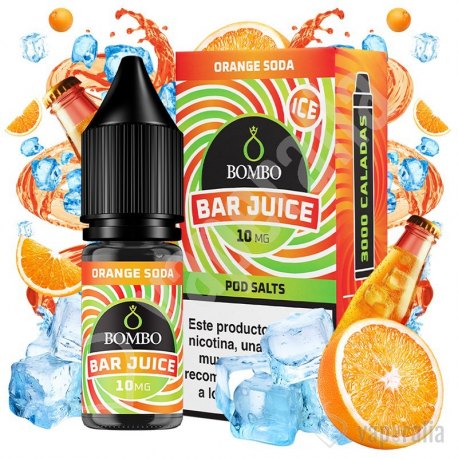 Orange Soda Ice 10ml - Bar Juice by Bombo